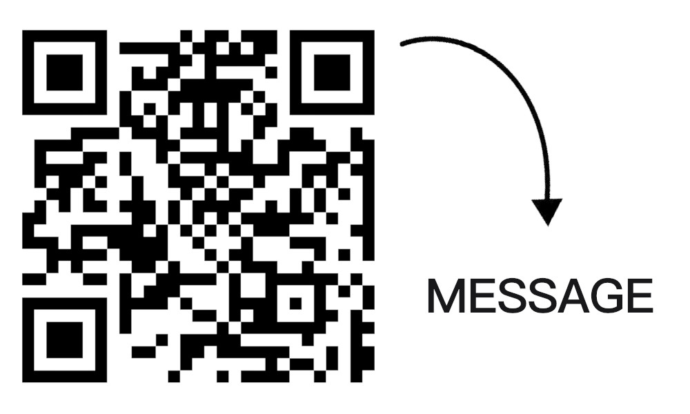 Un QR Code contient un message